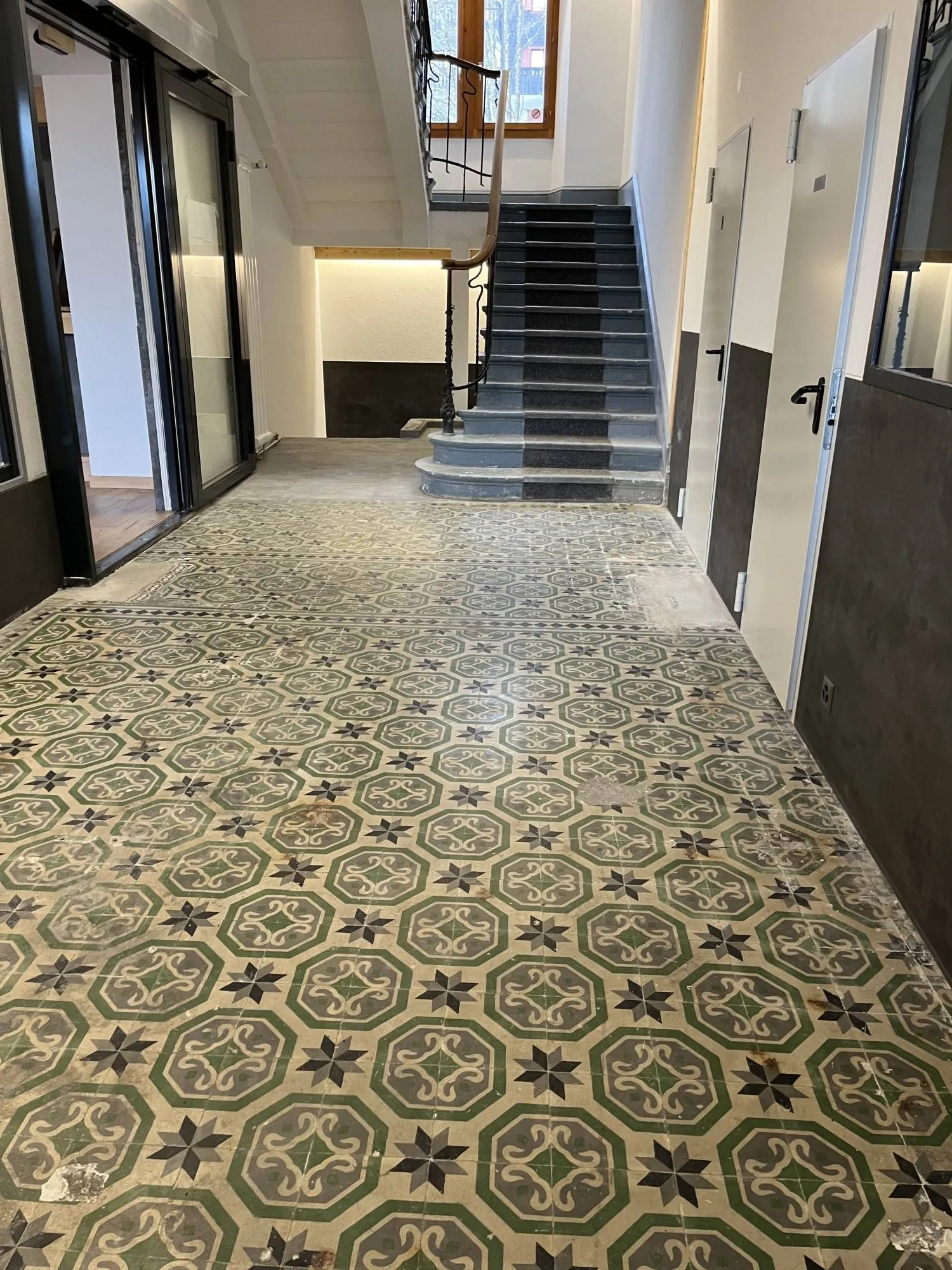 Hall d’entrée de 1908 rénové
